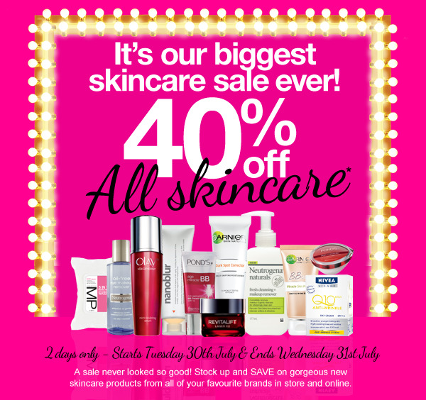 skin care products sale