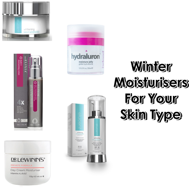 winter moisturisers for your skin type